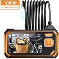 TSAI Endoscopio- 5.5mm 1080P HD Camara Inspeccion con 4.3 Pulgadas IPS Monitor LCD en Color- IP68 Impermeable Boroscopio…